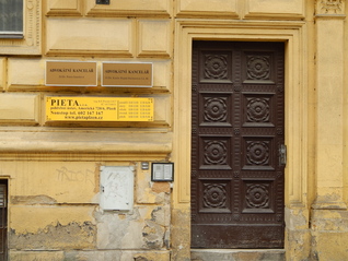 kancelář Plzeň, Americká - vchod